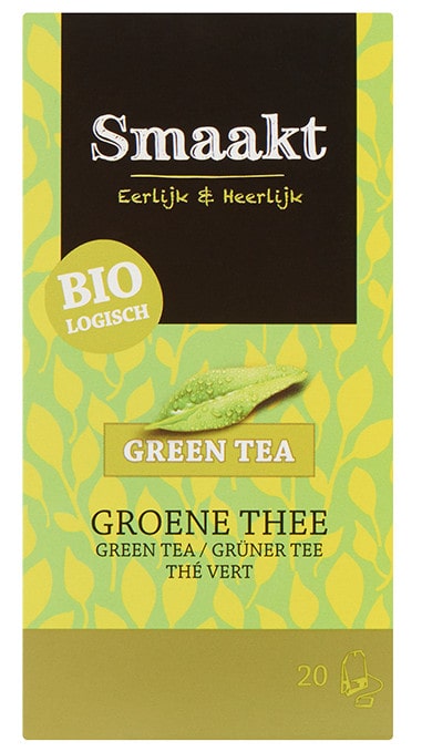 Ceai verde bio, 20 plicuri, Smaakt 1 Ceai verde bio