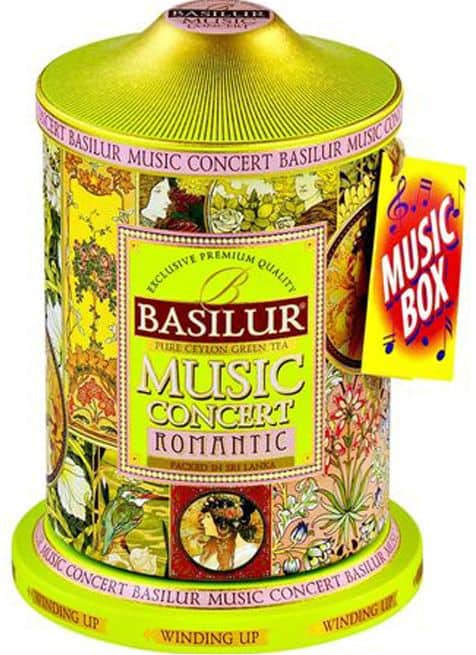 Ceai verde cu ananas si trandafir Music Concert Romantic, 100g, Basilur 1 Ceai verde cu ananas si trandafir Music Concert Romantic