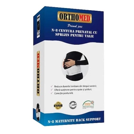 Centura prenatala cu sprijin pentru spate Marimea M