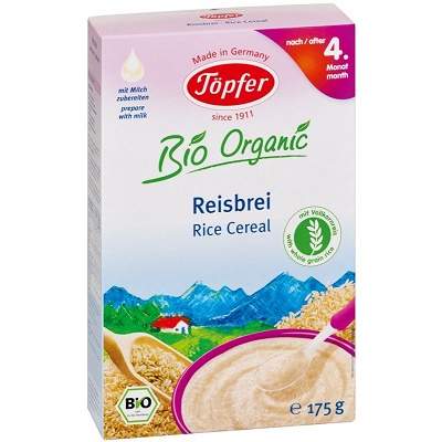 Cereale Bio cu orez integral de la 4 luni
