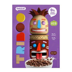 Cereale bio expandate cu gust de ciocolata ineluse Triboo