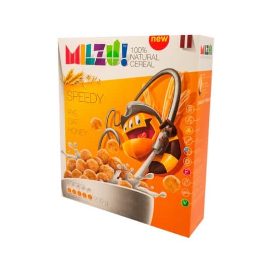 Home v2 11 Cereale cu Secară Bilute cu Miere Speedy, 200g – Milzu