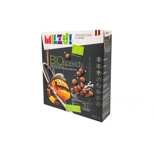 Cereale cu secara si bilute de cacao Speedy Bio