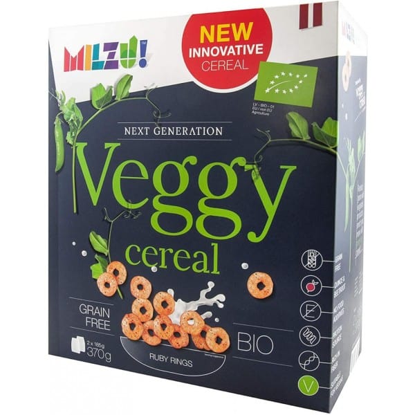 Cereale din faina de mazare fara gluten inele Veggy Bio