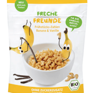 Cereale pentru mic dejun cu banane si vanilie Bio