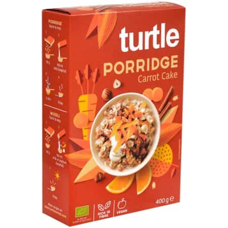 Cereale terci organic cu morcovi si portocale Carrot Cake