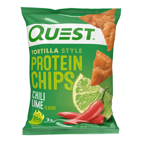 Chipsuri tortilla cu aroma de chili si lime Protein Chips