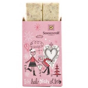 Ciocolata alba capsuni piper rosu Cu Toata Dragostea 50g - SONNENTOR