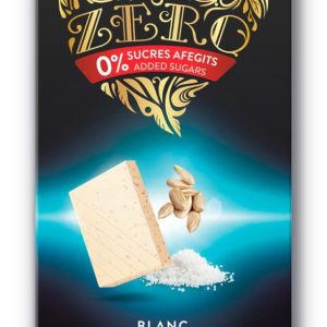 Ciocolata alba cu floarea soarelui si sare de mare fara zahar si gluten Zero