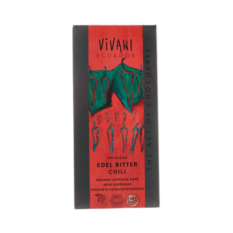 Ciocolata amaruie cu 70% cacao si chilli