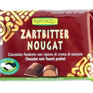 Ciocolata amaruie cu crema nuga 100g - RAPUNZEL