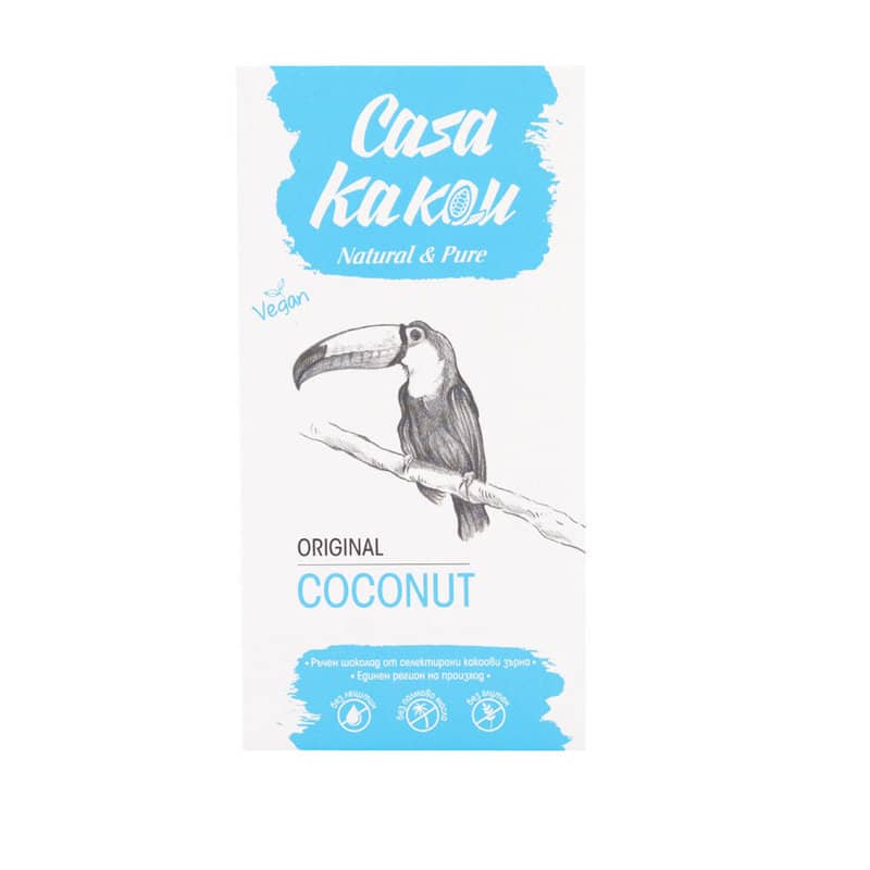 Ciocolata artizanala cu nuca de cocos 51%