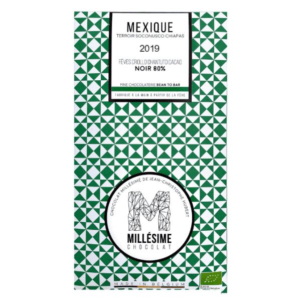 Ciocolata belgiana artizanala neagra 80% Mexique