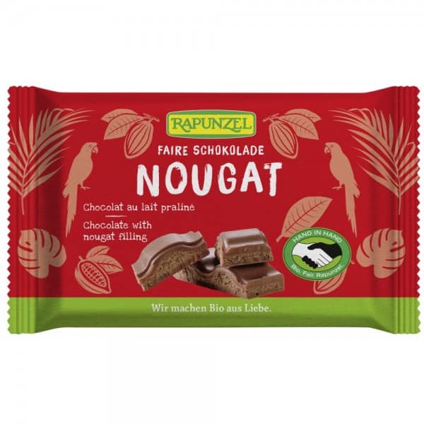 Ciocolata bio nougat Cristalino