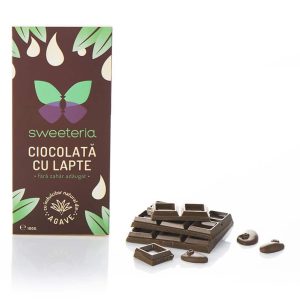 Ciocolata cu lapte cu indulcitor din agave
