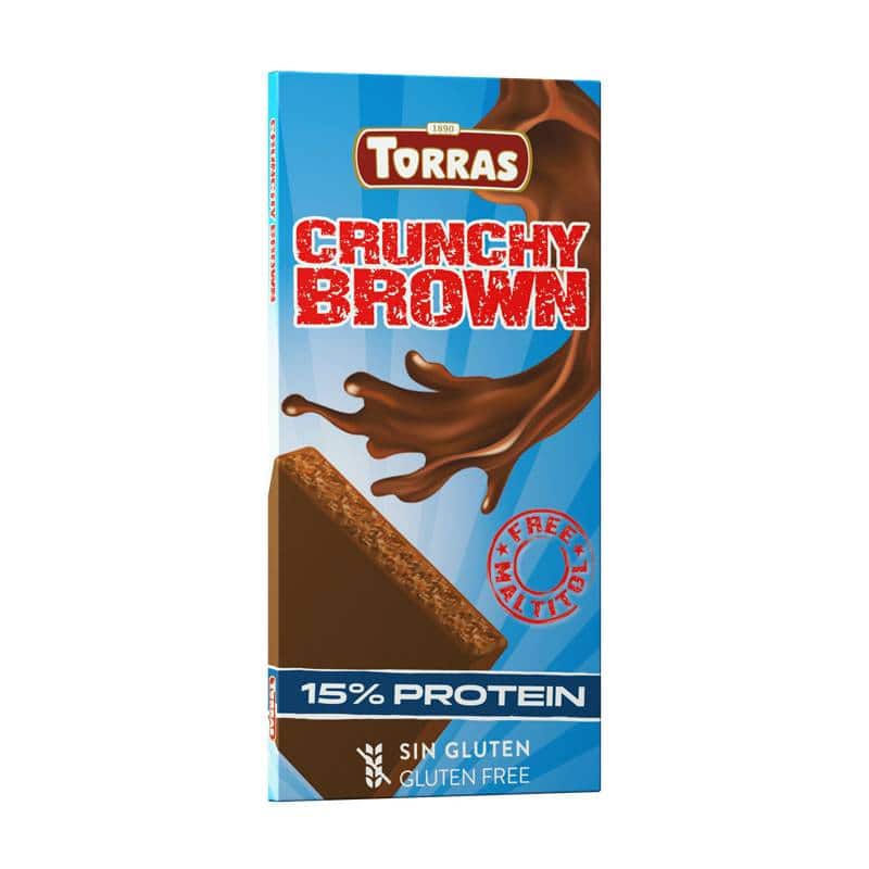 Ciocolata cu lapte pentru sportivi cu proteine 15% fara zahar si gluten