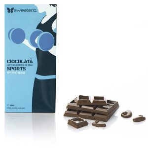 Ciocolata cu lapte si germeni de grau proteici Sports