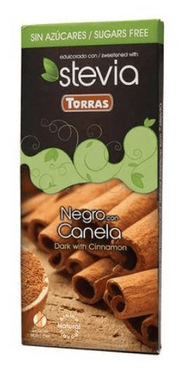 Ciocolata neagra cu scortisoara fara zahar si gluten Stevia
