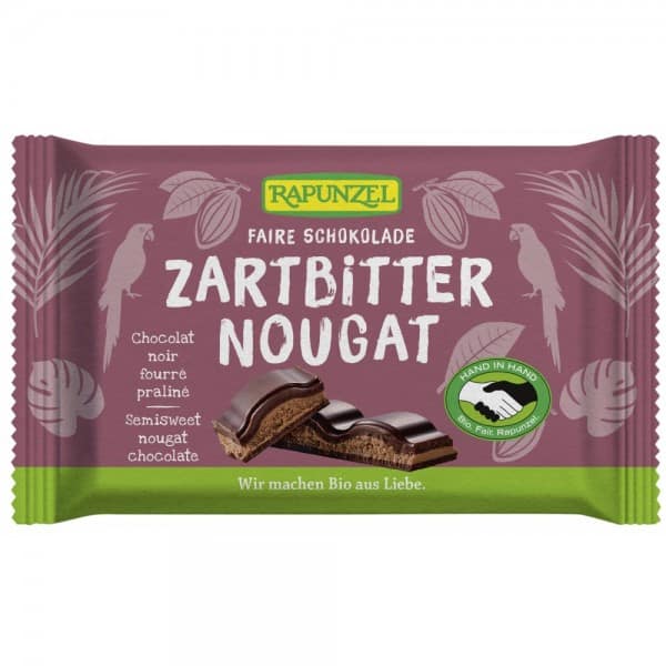 Ciocolata nougat amaruie bio