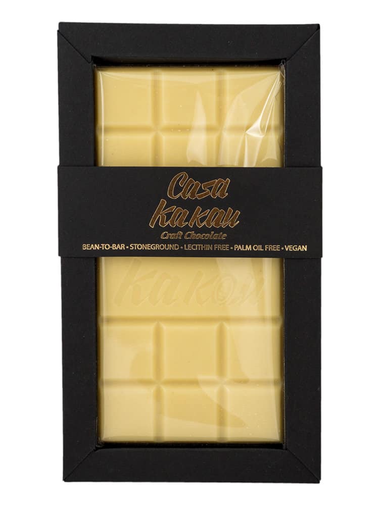 Ciocolata vegana alba, 70g, Casa Kakau 1 Ciocolata vegana alba