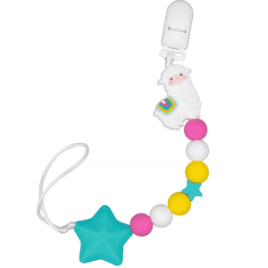 Colier pentru suzeta cu model de lama