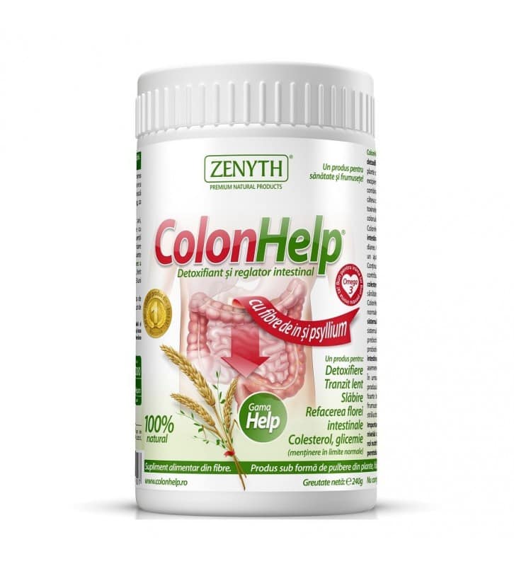 Colon Help detoxifiant si reglator intestinal, 240g, Zenyth 1 Colon Help detoxifiant si reglator intestinal