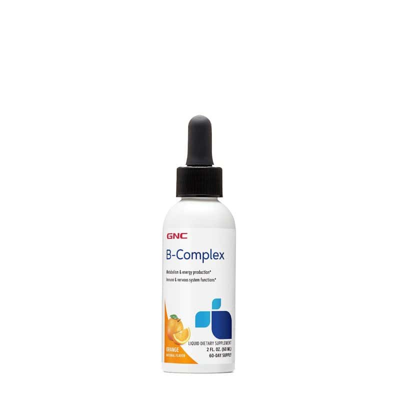 Complex de Vitamine B lichid cu aroma naturala de portocale