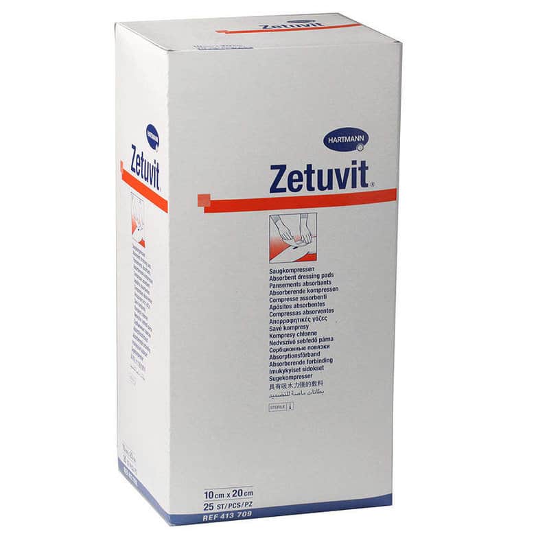 Comprese absorbante Zetuvit 10x20cm
