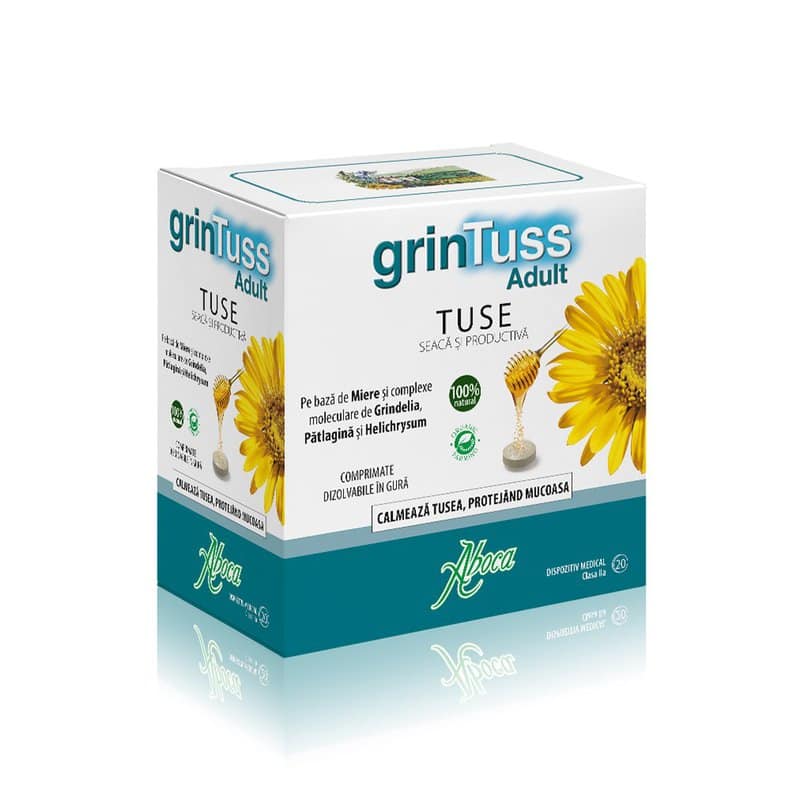 Comprimate pentru tuse Grintuss