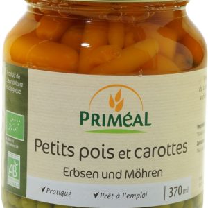 Conserva morcovi mazare 370ml - PRIMEAL