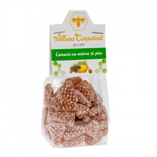 Conuri cu miere si pin Albina Carpatina