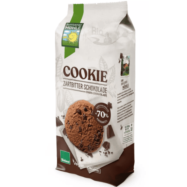 Cookies bio cu ciocolata neagra
