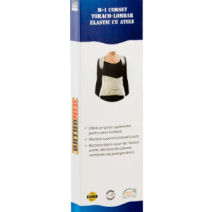 Corset toraco-lombar elastic cu atele Marimea L