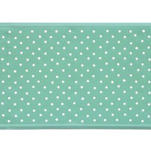 Covoras antiderapant din cauciuc natural pentru cada cu ventuze Verde menta