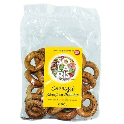 Covrigei sarati cu ghimbir
