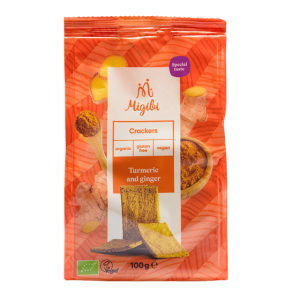 Crackers cu turmeric si ghimbir Bio