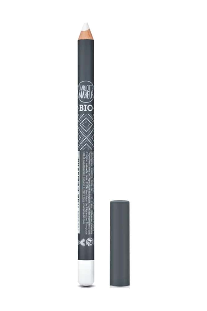Creion bio contur pentru ochi Alb, 1.1g, Charlotte Bio 1 Creion bio contur pentru ochi Alb