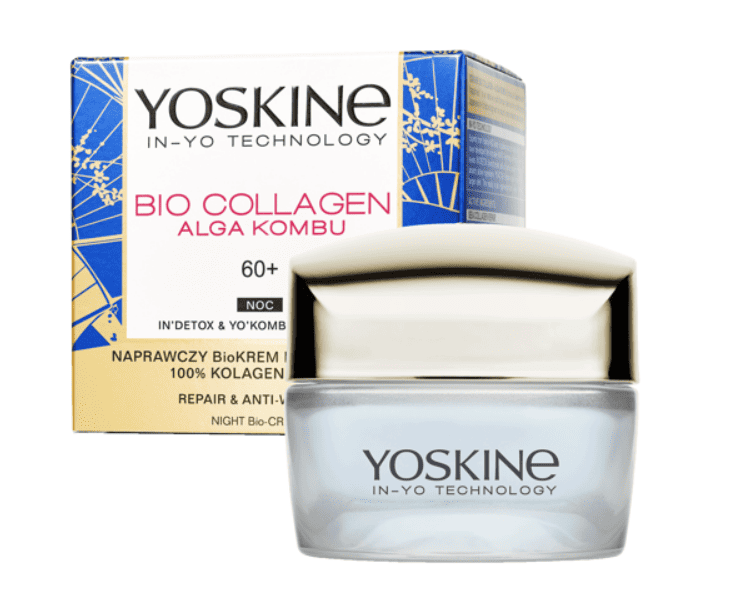 Crema antirid de noapte pentru ten 60+ Bio Collagen, 50ml, Yoskine 1 Crema antirid de noapte pentru ten 60+ Bio Collagen