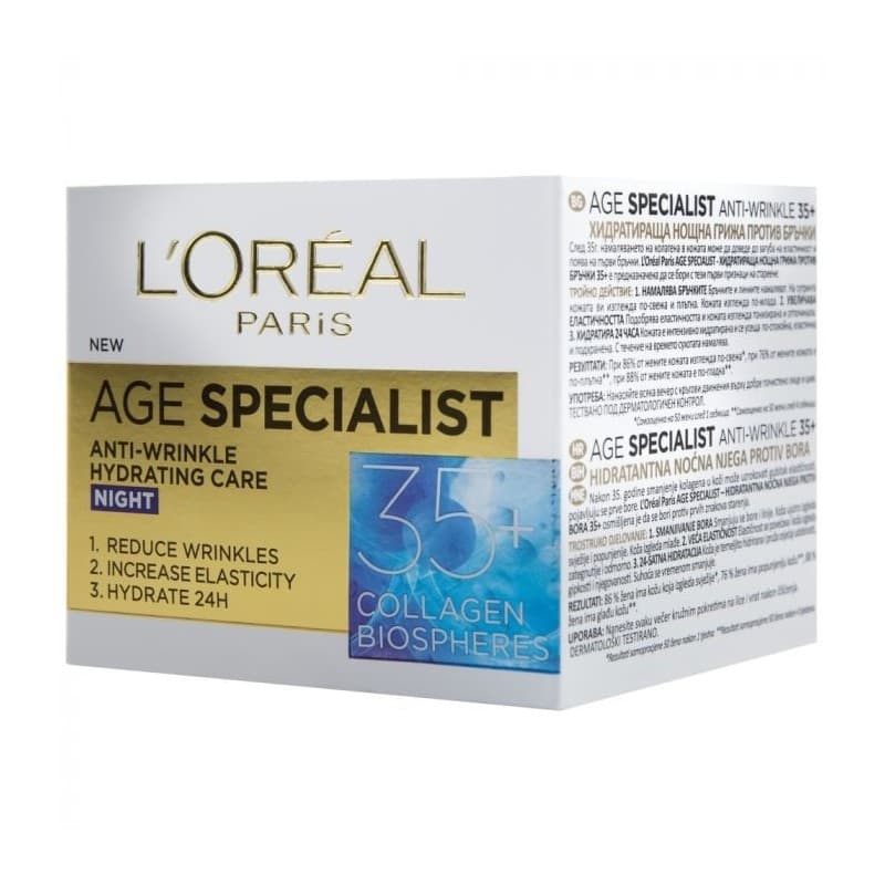 Crema antirid pentru fata de noapte Age Specialist 35+