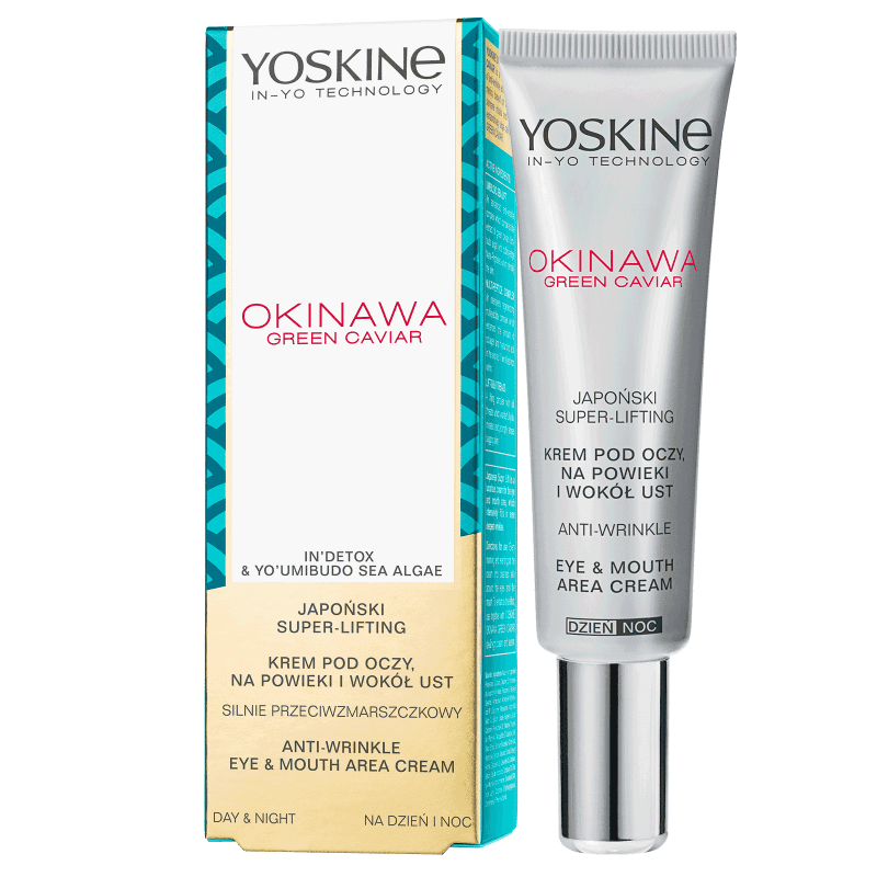 Crema antirid pentru zona ochilor si a gurii de zi si noapte Okinawa Green Caviar