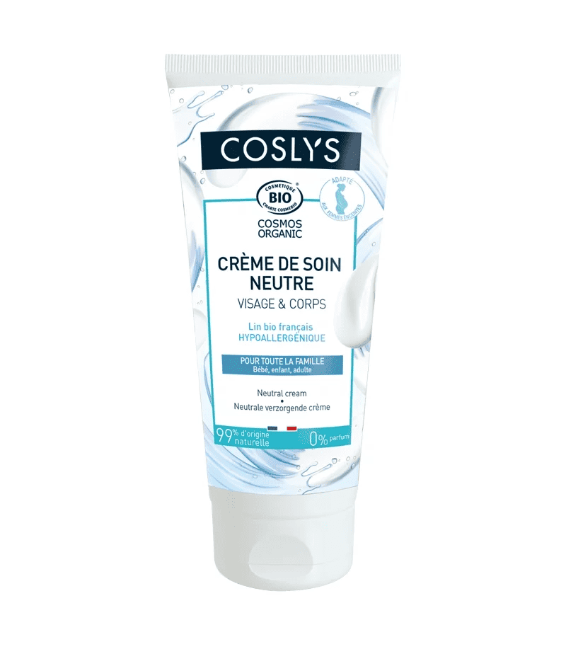 Crema bio cu extract de in pentru ten maini si corp, 200ml, Coslys 1 Crema bio cu extract de in pentru ten maini si corp