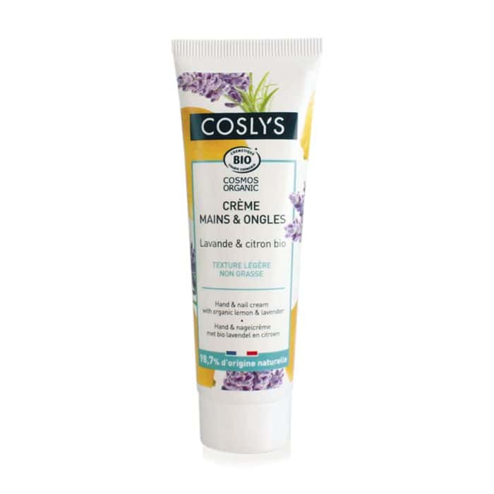 Crema bio hranitoare pentru maini si unghii cu lamaie si lavanda, 50ml, Coslys 1 Crema bio hranitoare pentru maini si unghii cu lamaie si lavanda