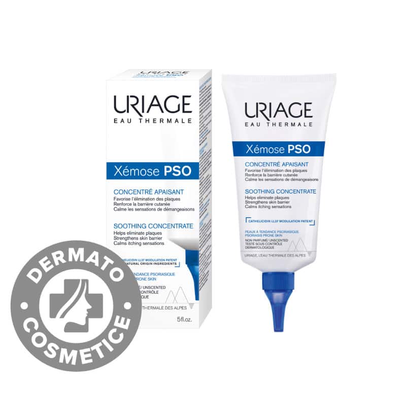 Crema calmanta concentrata pentru psoriazis Xemose Pso, 150ml, Uriage 1 Crema calmanta concentrata pentru psoriazis Xemose Pso