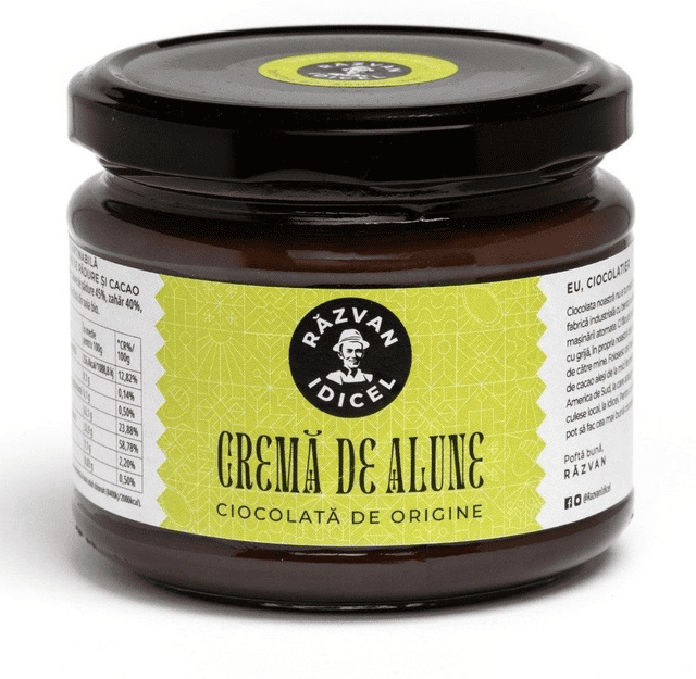 Crema de alune 45%, 250g, Razvan Idicel 1 Crema de alune 45%