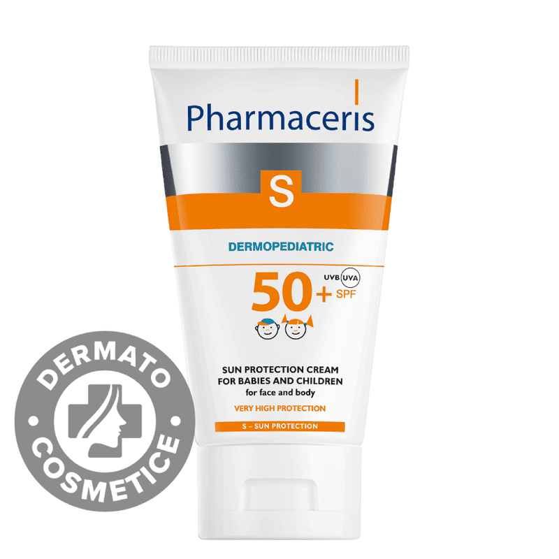 Crema de corp si fata cu protectie solara pentru bebelusi si copii SPF50+ S