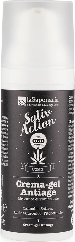 Crema de fata anti-imbatranire pentru barbati cu CBD