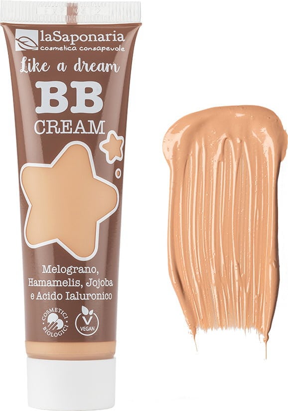 Crema de fata coloranta BB Cream Sand, 30ml, La Saponaria 1 Crema de fata coloranta BB Cream Sand