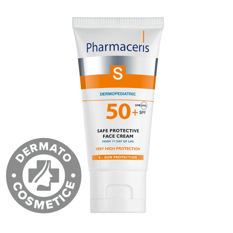 Crema de fata cu protectie solara pentru nou nascuti SPF50+ S