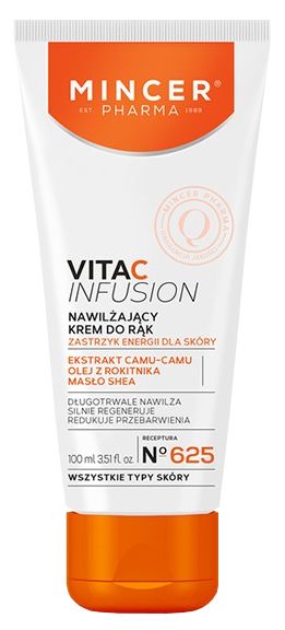 Crema de maini hidratanta Vitamina C Infusion, 100ml, Mincer Pharma 1 Crema de maini hidratanta Vitamina C Infusion