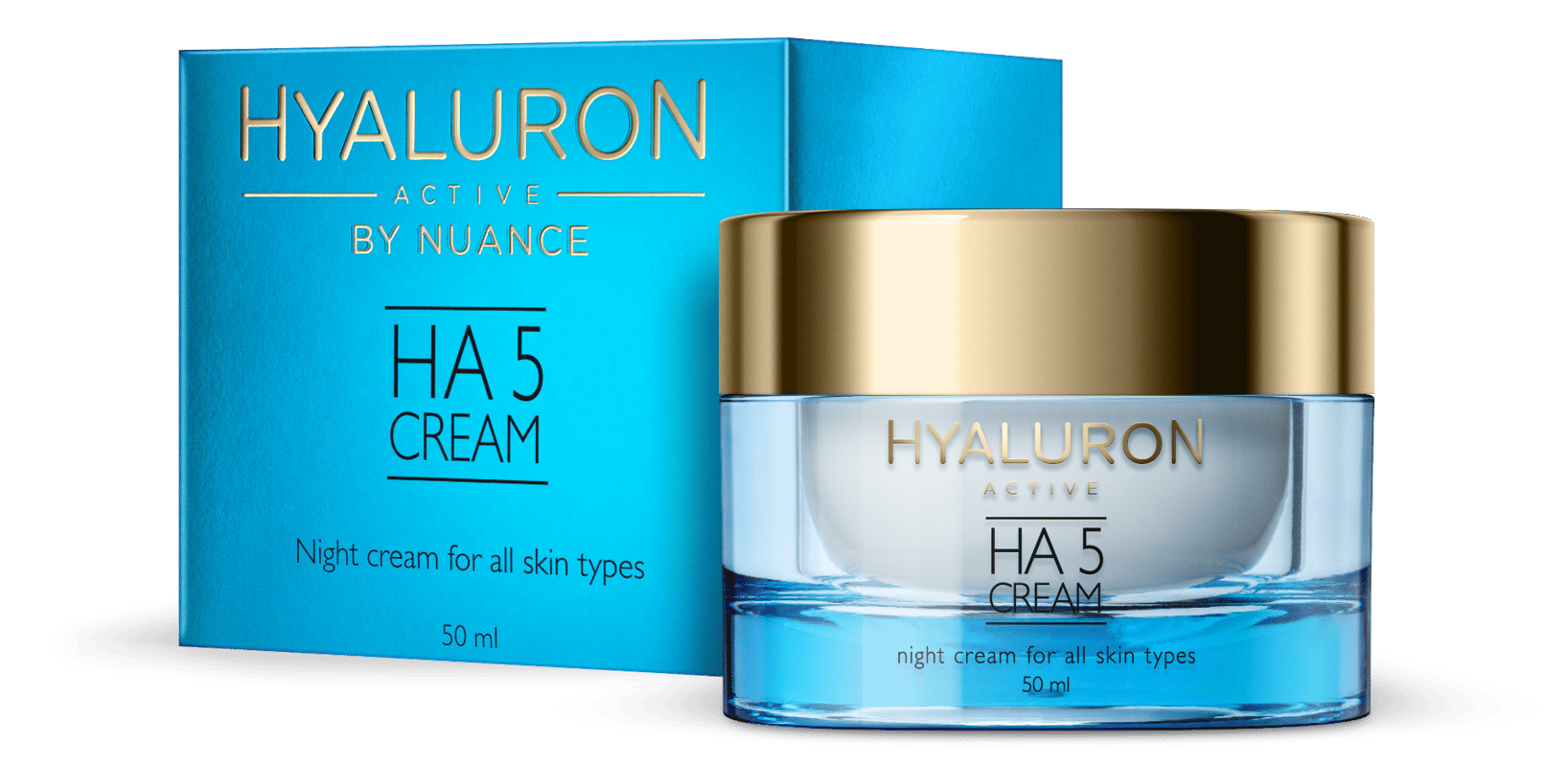 Crema de noapte Hyaluron Active, 50ml, Nuance 1 Crema de noapte Hyaluron Active